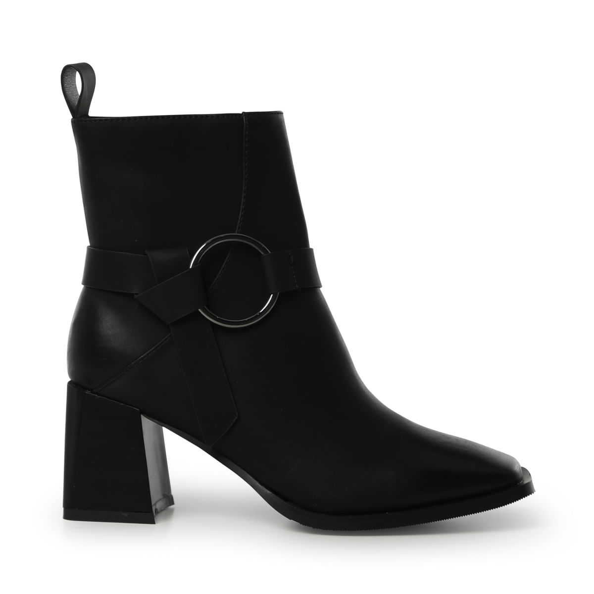 Raid poppy black 2025 western detail ankle boots